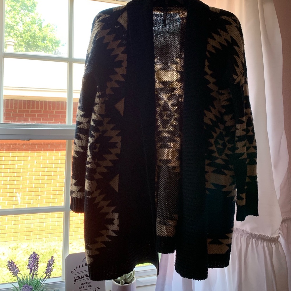 Thick cardigan sweater
